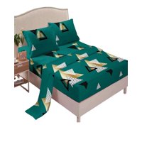 Genérico - Juego De Sabanas 2Oo Hilos King Con Diseño S09