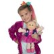 thumbnail image 4 of Muñeca JoJo Siwa de peluche para niños Cabbage Patch, 35 cm, con vestido, 4 of 4