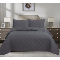 Quilt Andes Liso Marengo King