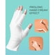 thumbnail image 3 of Guantes hidratantes ANSMIO 100% algodón sin dedos blancos, 3 of 5