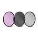 thumbnail image 2 of Kit de filtros Big Mike's de 3 piezas (UV-CPL-FLD) y capucha para lentes Tulip de 49 mm, 2 of 9