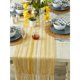 thumbnail image 4 of Camino de mesa DII Farmhouse con rayas trenzadas, 38 x 275 cm, color dorado miel, 4 of 6