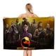 thumbnail image 1 of Mortal Kombat Toalla de playa de secado rápido con diseño temático, regalo para mujeres y niñas, ideal para cumpleaños, fans, amantes de la música, uso en la playa o al aire libre, 78 × 150 cm, 1 of 6