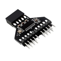 Bothyi - Usb2 0 Placa Base 9Pin Usb Header 1 A 2 Placa Adaptador Usb Hub