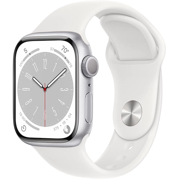 Apple Watch Series 8 41mm GPS Aluminum Silver + Correa Deportiva White (Reacondicionado)