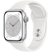 Apple Watch Series 8 41Mm Gps Aluminum Silver + Correa Deportiva White (Reacondicionado)
