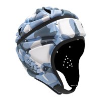 Magideal - Casco De Rugby, Casco De Rugby, Suave, Ultraligero, Ajustable, Protección, Casco De Fútbol, Gorra Protectora Para Entrenamiento, Béisbol, Adultos Azul