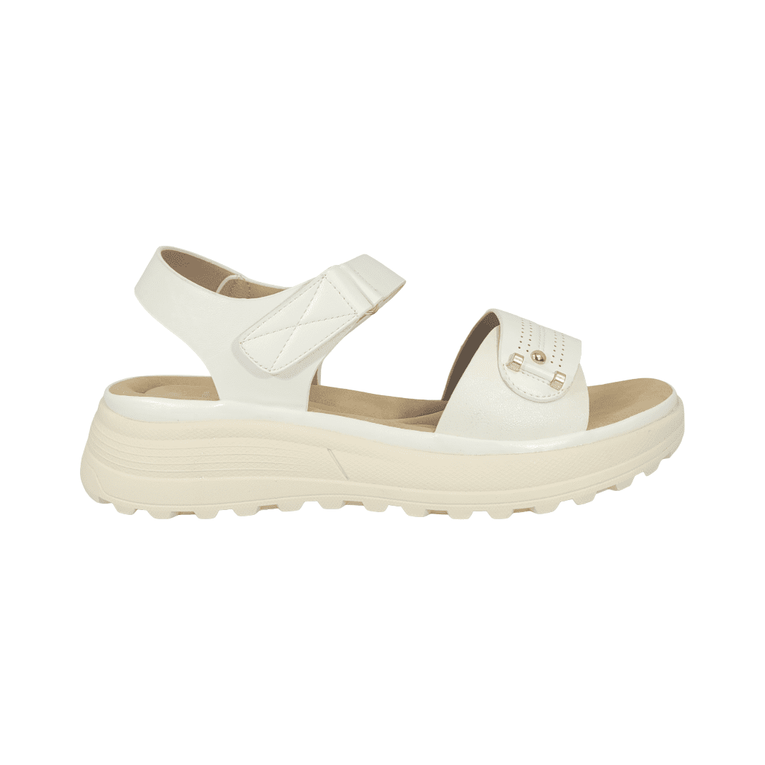 Sandalias By Pass Blanco Mujer Y3577-10a - Talla 37