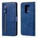 thumbnail image 1 of Funda con Cremallera para Xiaomi Redmi Note 9, Carcasa Cartera de Cuero PU con Soporte y Tarjetero, 1 of 6