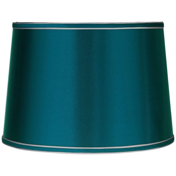 Pantalla Springcrest 36x41x28 cm Verde Azulado con Acabado Plateado