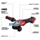 thumbnail image 2 of Esmeril Angular De 4 1 2 M18 Fuel Doble Gatillo, 2 of 4