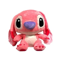 Genérico - Juguete Peluche Angel 25Cm De Stitch Rosado Infantil