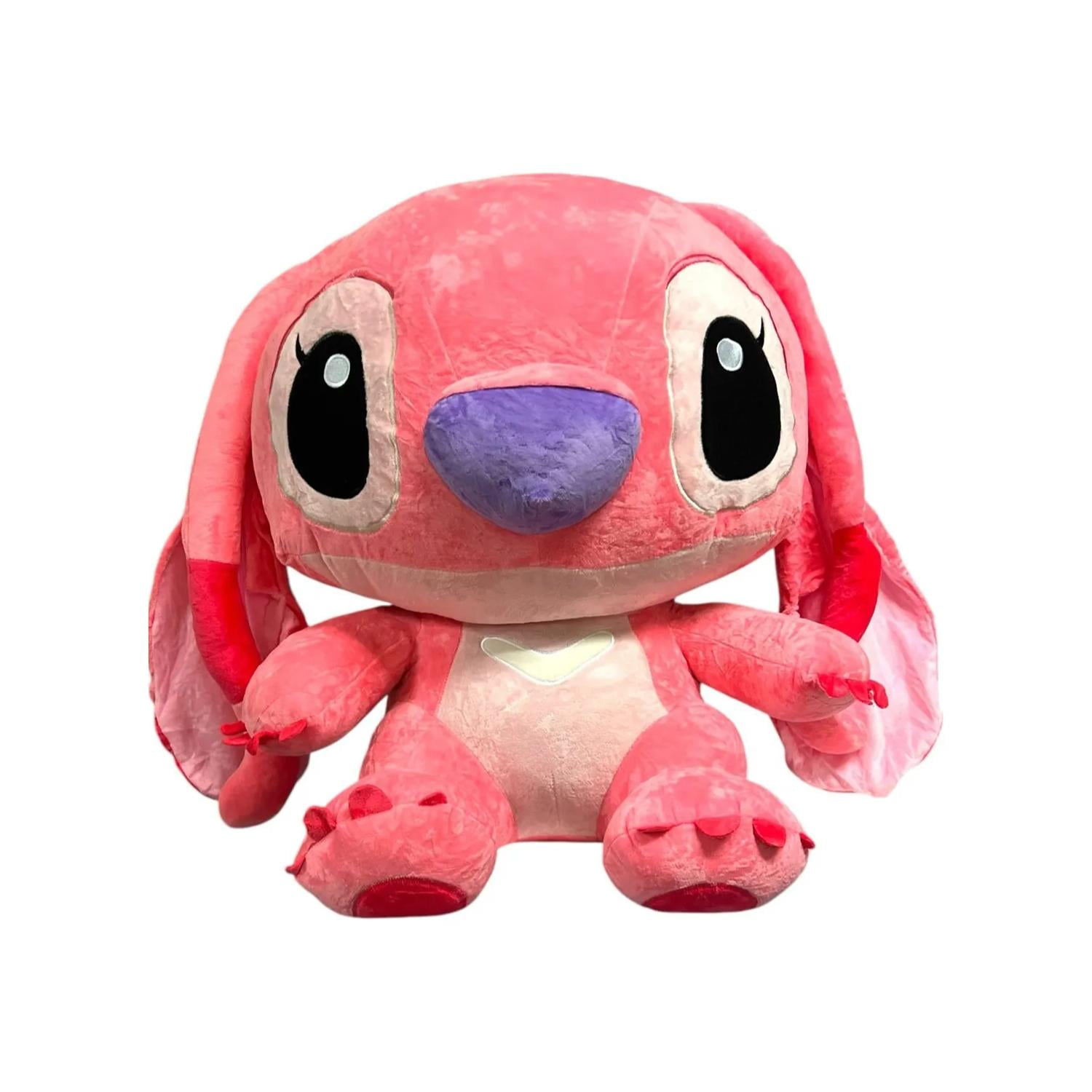 Genérico - Juguete Peluche Angel 25cm De Stitch Rosado Infantil