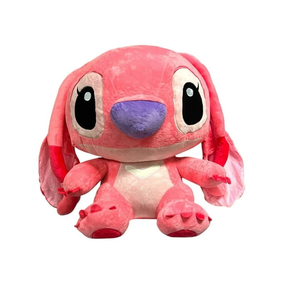 Juguete Peluche Angel 25cm De Stitch Rosado Infantil