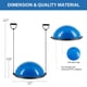 thumbnail image 3 of Balance Ball Trainer ZELUS con bandas de resistencia de 23 pulgadas, 3 of 7