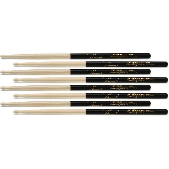Baquetas Zildjian DIP 5A Hickory 16" Paquete de 4