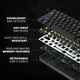 thumbnail image 5 of Teclado Gaming HK GAMING GK61 61 Teclas RGB Gateron Optical Yellow, 5 of 6