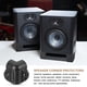 thumbnail image 5 of Uxcell 8 Paquete 1.46" x 1.46" Protectores de Esquina para Altavoces, Protector de Ángulo Recto de Plástico para Engrosar Altavoces de Gabinete Amplificador de Guitarra de Escenario, Negro, 5 of 6