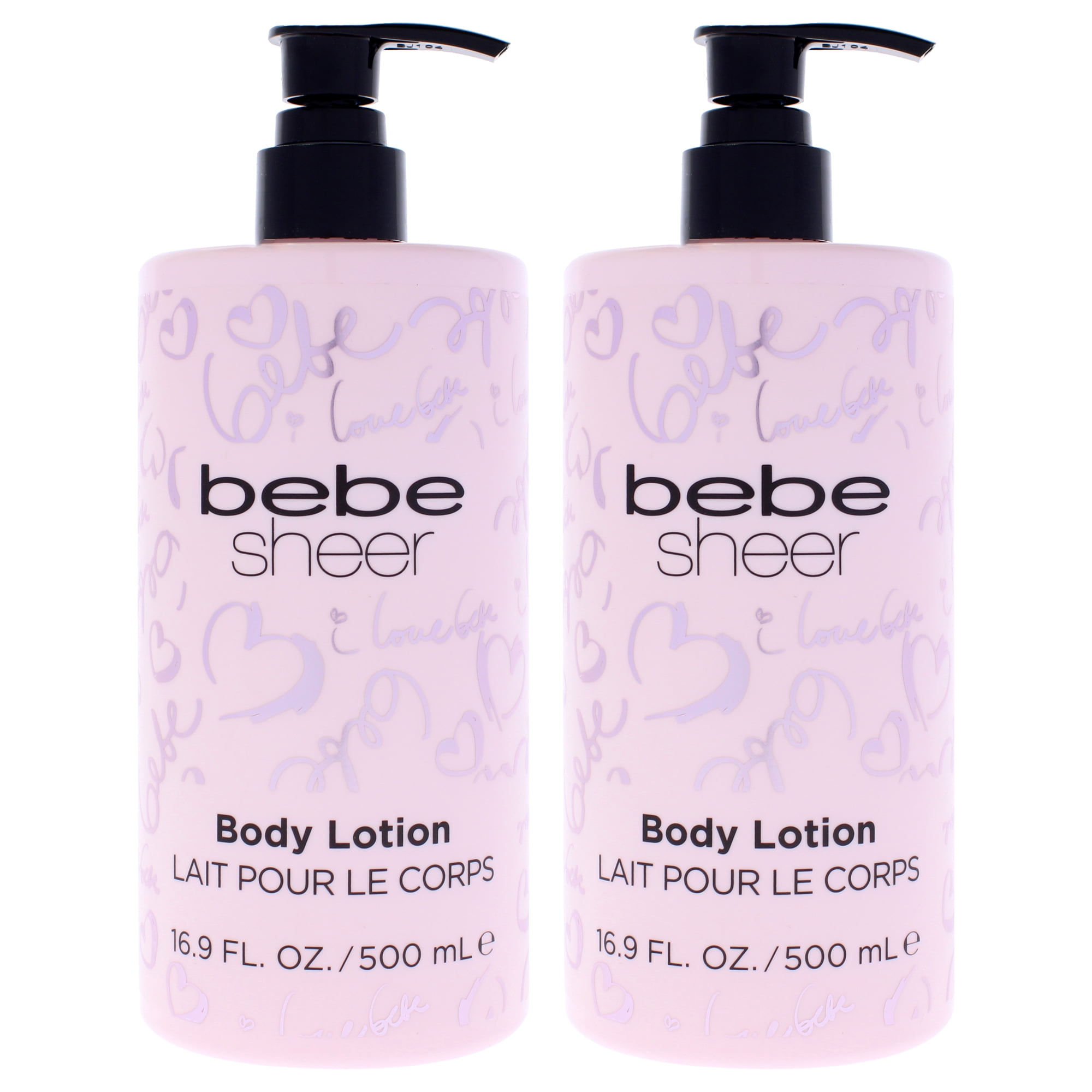 Loción Corporal Bebe Sheer 500ml Mujer Pack De 2