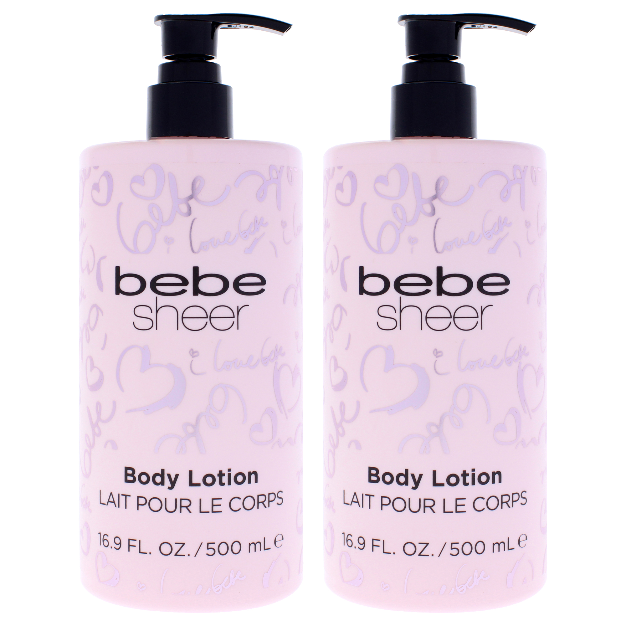 Loción Corporal Bebe Sheer 500Ml Mujer Pack De 2