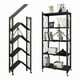 thumbnail image 2 of Repisa Estante 163x72x34 5 Niveles Metalica Plegable Ruedas, 2 of 3