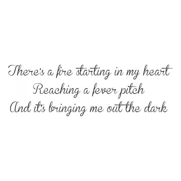 Decomural Rolling In The Deep Adele Song Lyrics WS-40790