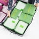 thumbnail image 2 of 6pcs Set Travel Suitcase Organizer Bags, Luggage Packing Cubes For Travel Organizer, Shoe Clothes Luggage Storage Bags,, 2 of 3