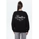 thumbnail image 3 of Polerón Mujer Oversize Print Negro - ll, 3 of 4