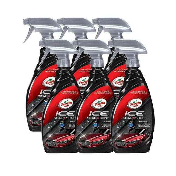 Cera en aerosol Turtle Wax ICE Seal N Shine Hybrid, 473 ml, paquete de 6