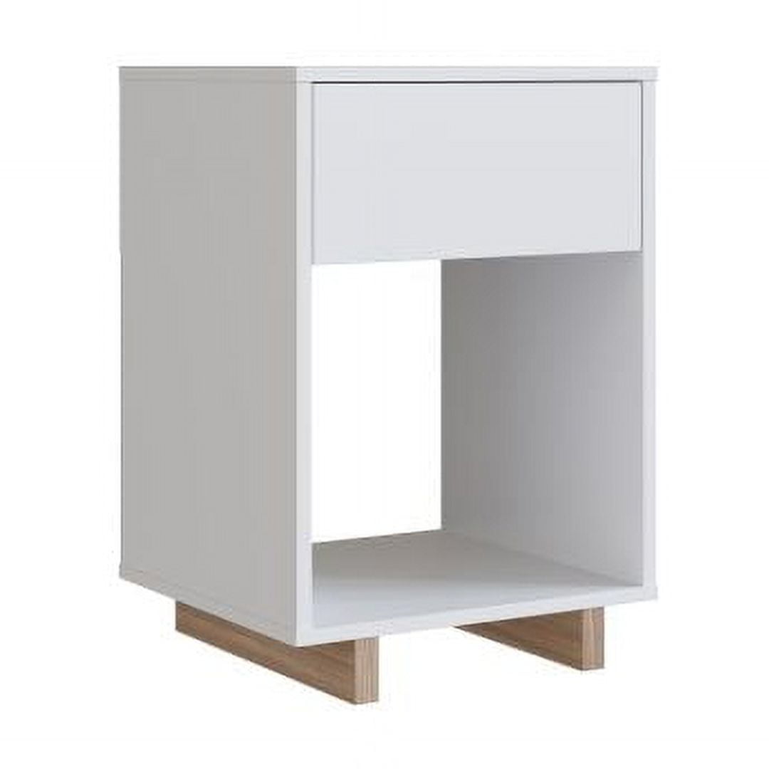 Be Design - Velador 1 Cajon Blanco Moveli