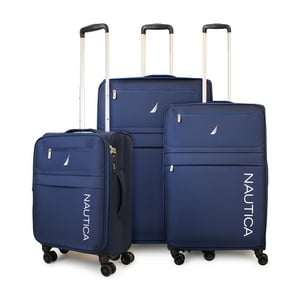 Set De 3 Maletas De Tela S+M+L Nautica Munich Azul