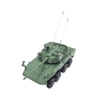 Bothyi - 1:72 Modelo De Tanque 4D Diy Carro Sobre Orugas Para Mesa Verde