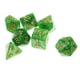 thumbnail image 1 of Dados Poliédricos De 7 Piezas Para Juegos De Fiesta De Dados De Dragones Y Mazmorras Amarillo Verde, 1 of 3