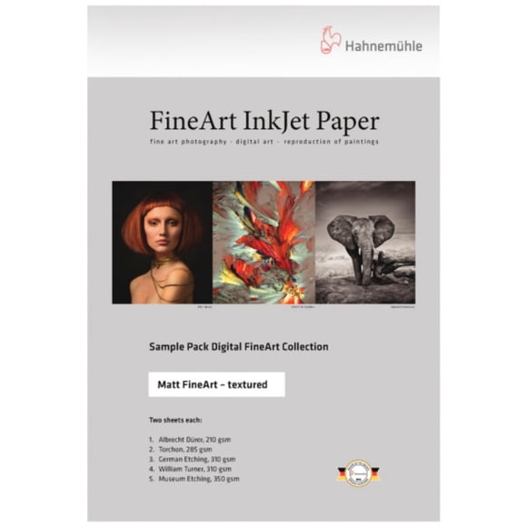 Paquete De Muestra Hahnemuhle Matt FineArt Textured A4
