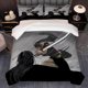 thumbnail image 1 of 3pcs Sword Fighting North Sword Jianghu K-Style Printed Bedding Set Soft Duvet Cover and 2 Pillowcases, 1 of 5