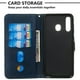 thumbnail image 5 of Funda con Cremallera para Samsung Galaxy A20/A30, Carcasa Cartera de Cuero PU con Soporte y Tarjetero, 5 of 6