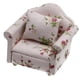 thumbnail image 1 of 1:12 Escala Sofá Casa De Mu?ecas Miniaturas Muebles Sillón Floral, 1 of 3