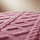 thumbnail image 2 of Frazada Polar Con Chiporro 2 Plazas Trenzada Rosado, 2 of 2