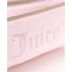 thumbnail image 3 of Bolsa de maquillaje Juicy Couture de terciopelo rosa con organizador de strass, 3 of 7