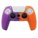 thumbnail image 1 of Funda protectora de silicona antideslizante para joystick compatible con el mando de PlayStation 5 - Funda de agarre duradera para Gamepad Accesorios-Violeta Naranja, 1 of 6