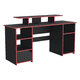 thumbnail image 3 of Escritorio Gamer Keria Con Puerta | Mesa Gamer Wengue Y Rojo | Escritorio PC Gaming Moderno, 3 of 12