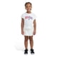 thumbnail image 1 of Conjunto adidas de 2 piezas para niña con camiseta y skort plisada, blanco roto, 4T, 1 of 2