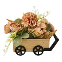 Genérico - Planta Decorativa Artificial Carretilla Campo Floral Jhn