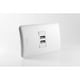 thumbnail image 1 of Enchufe 2 USB 1,5A 5V Blanco, 1 of 2