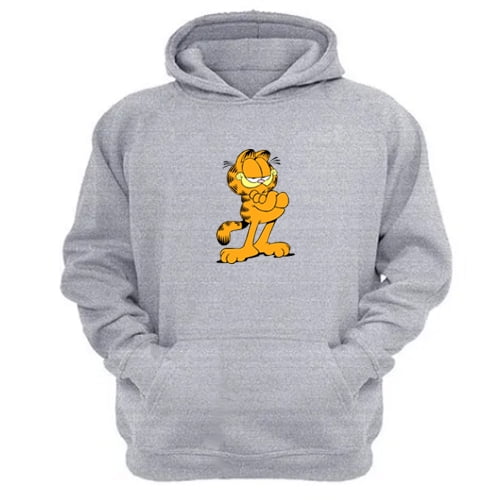 Polerón Canguro Garfield Gris Claro Talla Xl Unisex | Lider