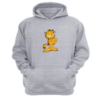 Genérico - Polerón Canguro Garfield Gris Claro Talla Xl Unisex