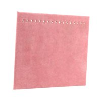 Ioensy - Soporte De Exhibición De Collar De 17 Ganchos, Tableros De Exhibición Para Pulseras, Tobilleras, Venta De Terciopelo Rosa