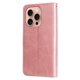 thumbnail image 5 of Funda tipo cartera para iPhone 16 Pro Max con bolsillo con cremallera y ranuras para tarjetas – Función de soporte Rosa, 5 of 6