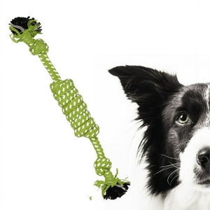 Akirapet - Juguete Cuerda De Algodón Para Mascotas Verde