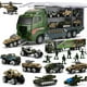 thumbnail image 1 of Camion militar Byonebye Camion militar 26 piezas con soldados, 1 of 3